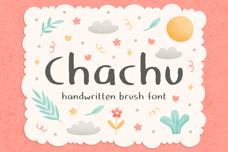 Chachu Font - Handwritten Brush Font 