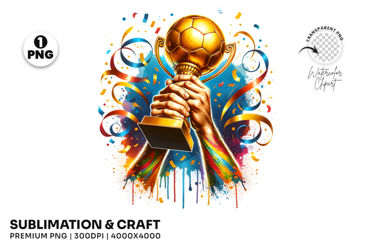 champion trophy png, victory celebration, award graphic, sports achievement, golden trophy, watercolor splash, team recognition, vibrant sports, colorful splash, trophy clipart, sports sublimation, splash art png, watercolor art, trophy graphic, paint spl