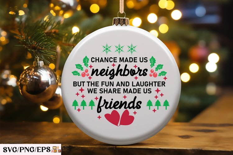 Colleagues Friend Christmas Ornament PNG T-shirt Design