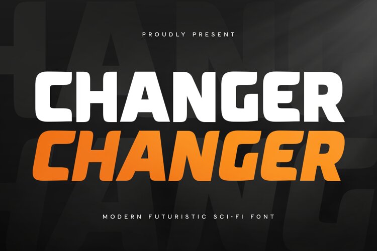Changer - Modern Futuristic Sci-fi Font example image 1