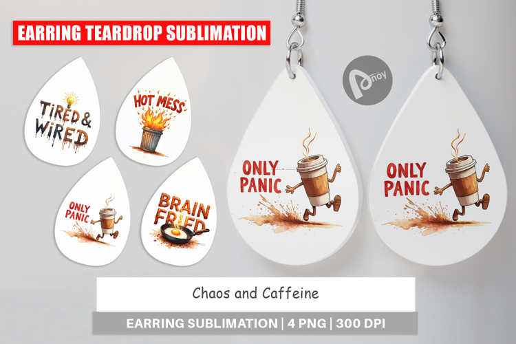 Sublimation Earring Designs Image 23