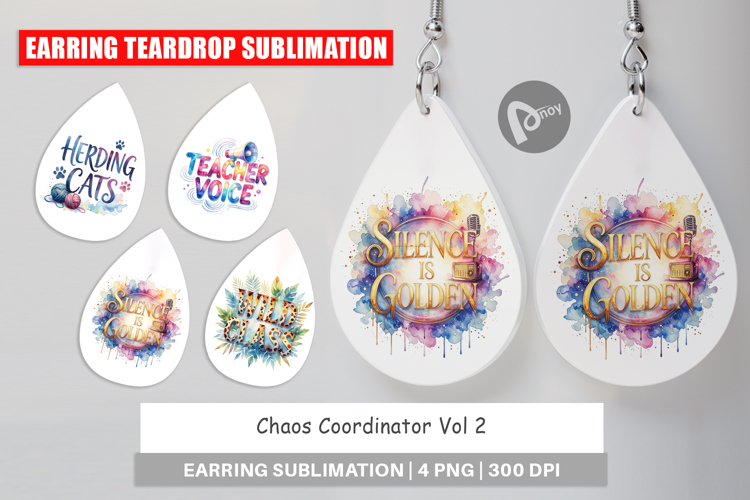 Sublimation Earring Designs Image 14