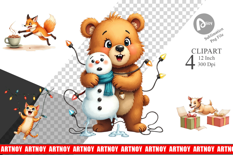 Christmas Watercolor Png Image 20