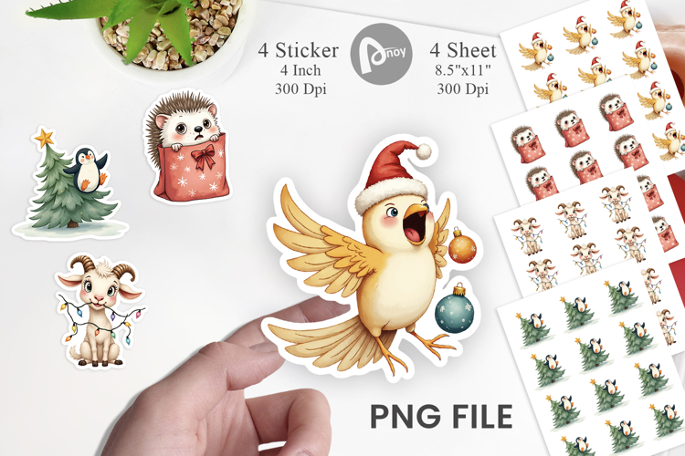 Christmas Watercolor Png Image 10