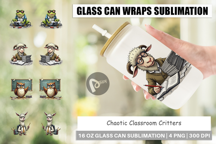 Glass Can Classroom Chaos Critters