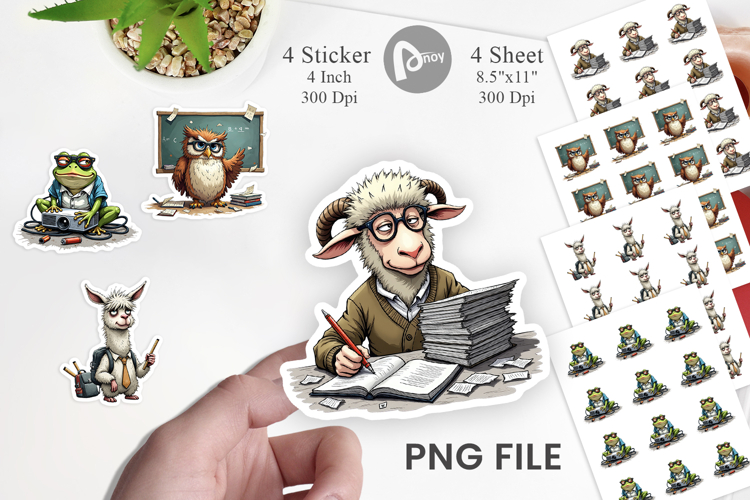 Classroom Chaos Critters Sticker