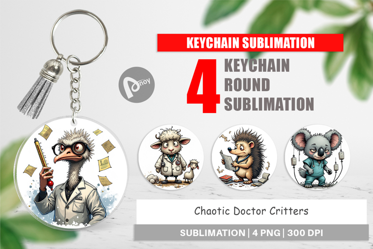 Keychain Doctor Chaos Critters