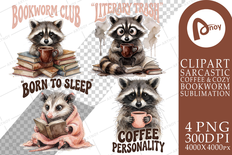 Coffee Book Club Quotes Sublimation