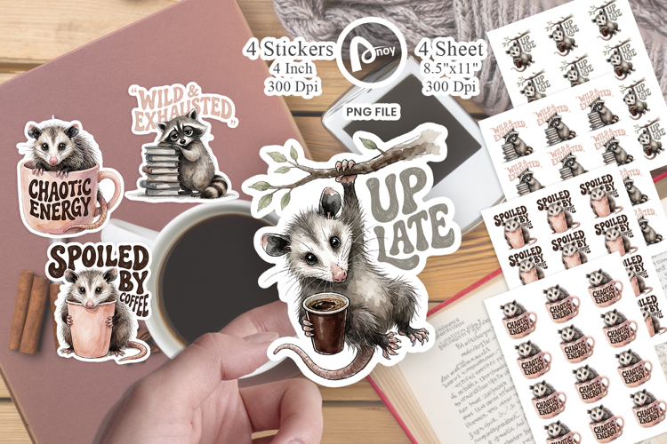 Coffee Book Club Quotes Sticker