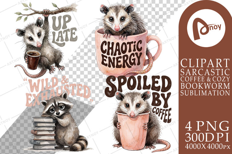 Coffee Book Club Quotes Sublimation example image 1