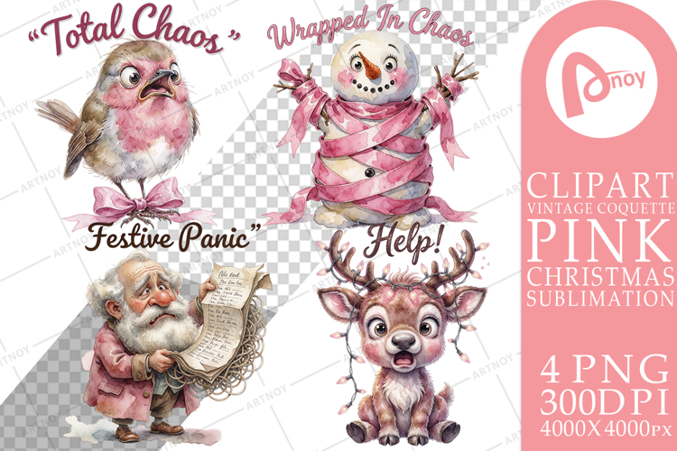 Chaotic Holiday Panics Sublimation