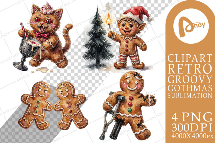Rebel Gingerbread Sublimation example image 1