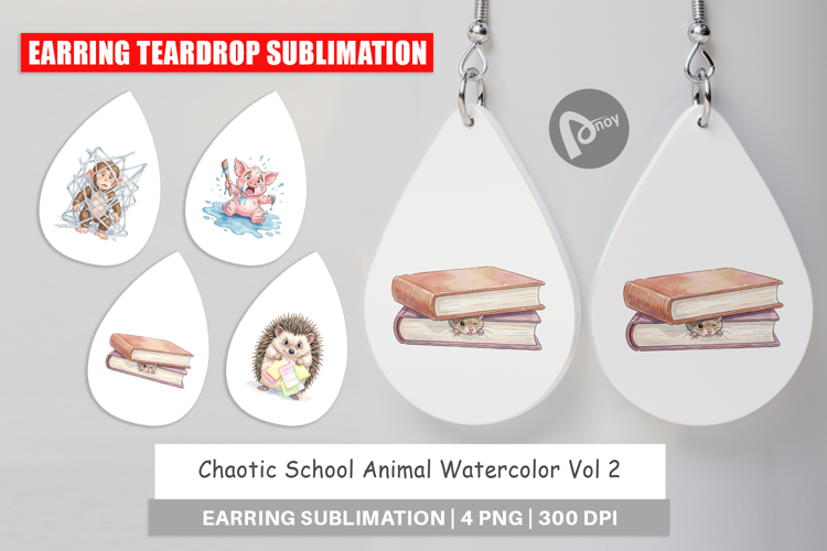 Chaotic School Animal Earring