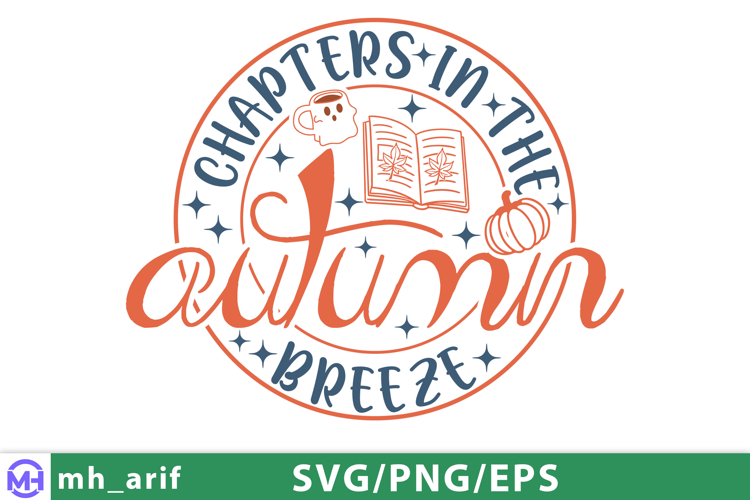 Chapters In The Autumn Breeze Cozy Fall Book Lover Reading