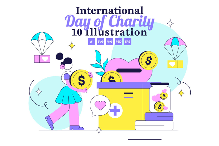 10 International Day of Charity Illustration