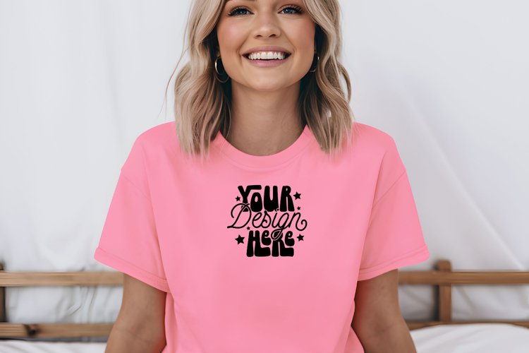 White Tshirt Mockup Image 8