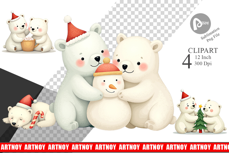 Polar Bears Clipart Image 5