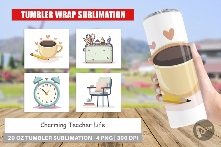 Teacher Tumbler Wrap Image 10