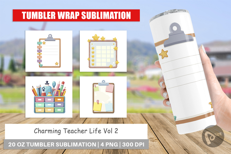 Teacher Tumbler Wrap Image 9