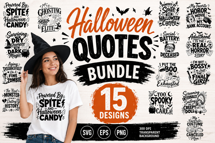 Halloween SVG Bundle Adult humor Sarcastic quotes