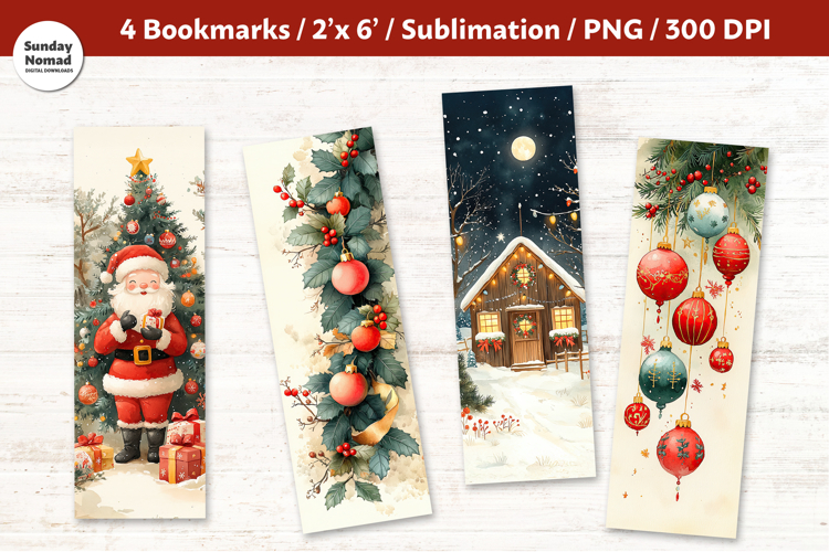 Christmas Bookmarks, Vol.3, Printable Crafts, 4