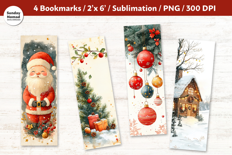Christmas Bookmarks, Vol.5, Printable Crafts, 4