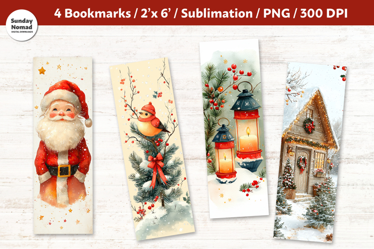 Christmas Bookmarks, Vol.6, Printable Crafts, 4