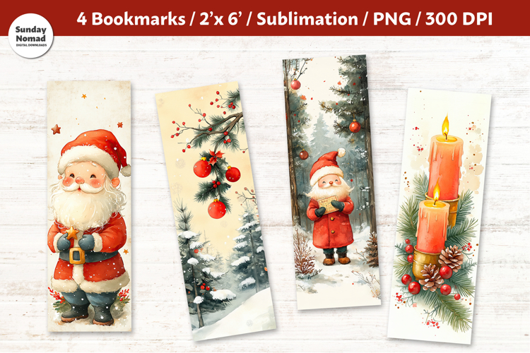 Christmas Bookmarks, Vol.7, Printable Crafts, 4