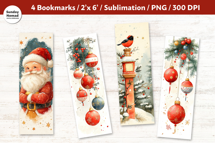 Christmas Bookmarks, Vol.9, Printable Crafts, 4