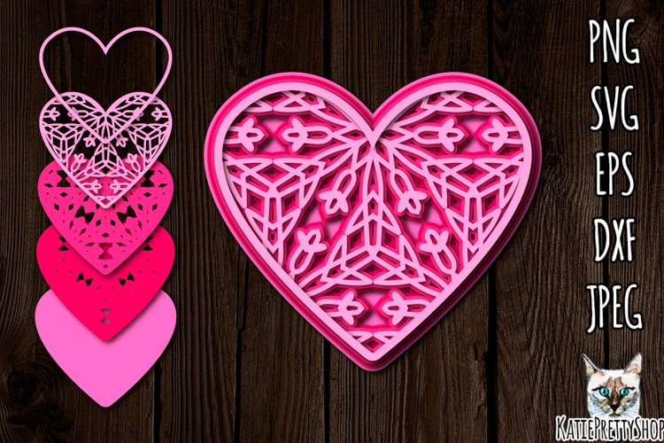 3d Heart Svg Image 13