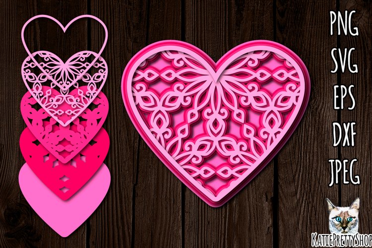 3d Heart Svg Image 10