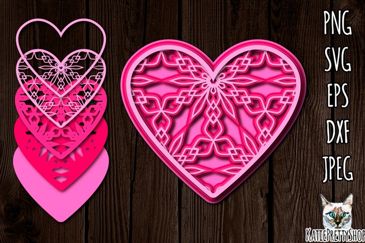3d Heart Svg Image 8