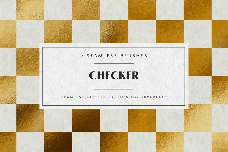 Procreate Stamps and Brushes Checker Pattern (1097628) Procreate