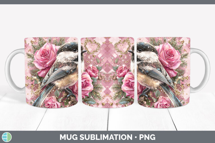 GorgeousChecker Valentine Mug Wrap design.