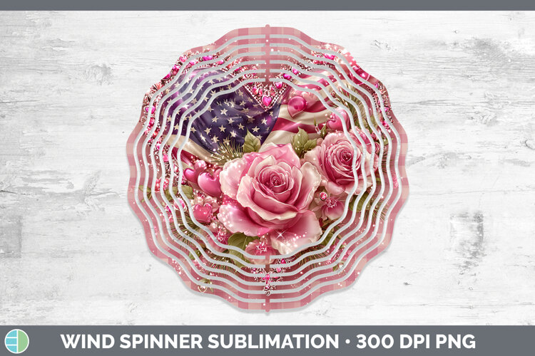 GorgeousChecker Valentine Wind Spinner design.