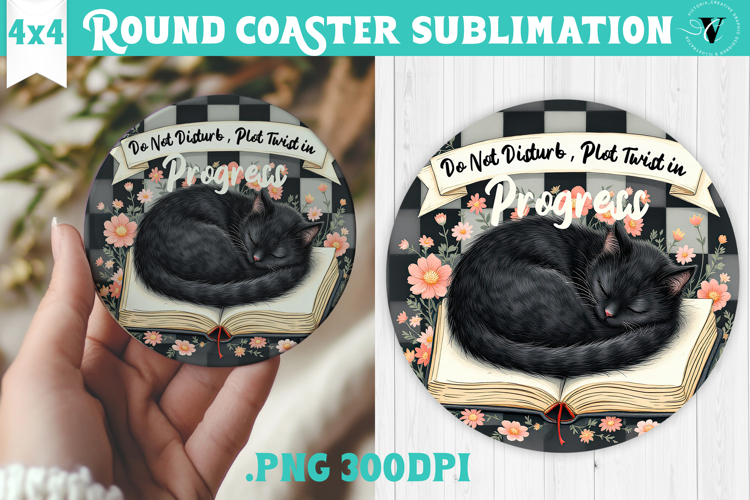 Round Coasters | Checkered | Retro and Vintage