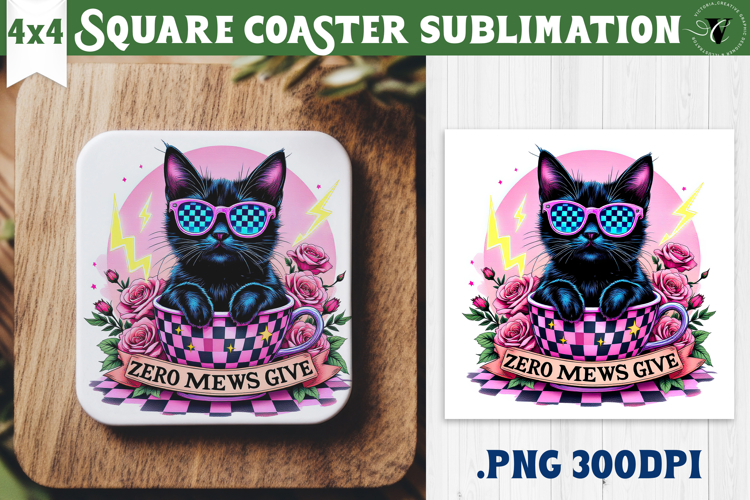 Square Coasters | Checkered | Retro and Vintage