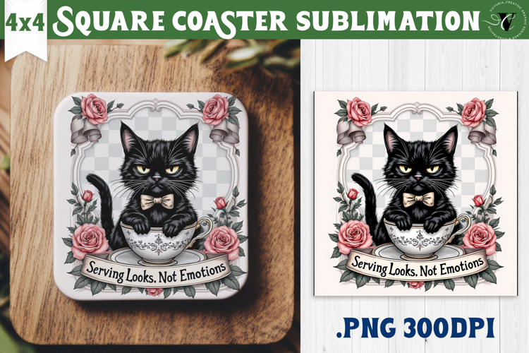 Square Coasters | Checkered | Retro and Vintage