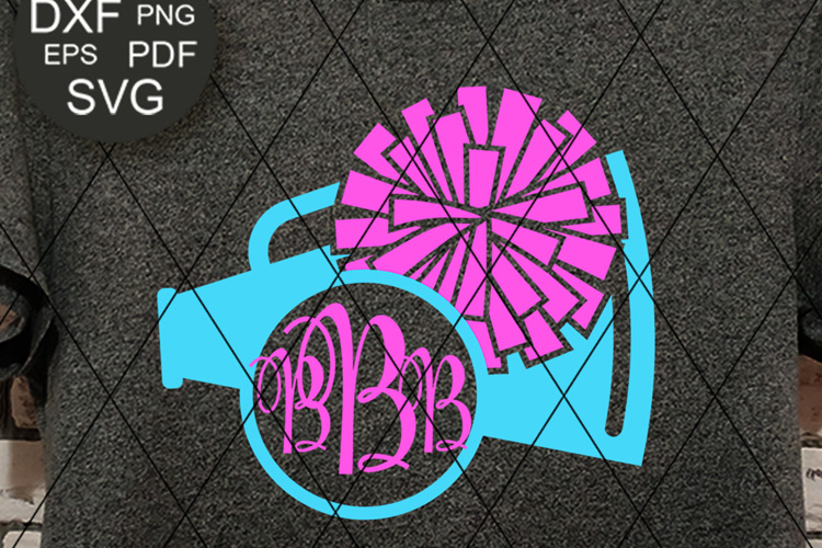 Cheer Monogram Svg Image 15