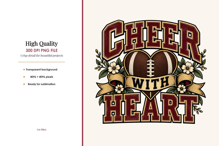 Senior Football Mom 2027 Cheer With example image 1