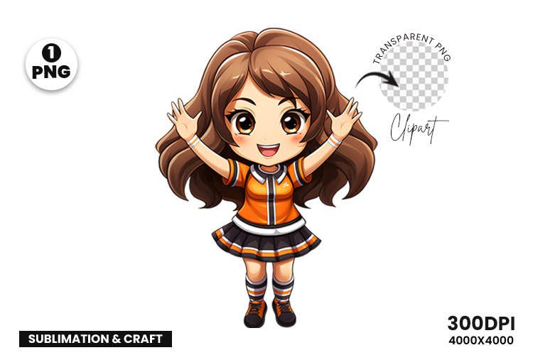 Cheerleader Clipart Image 9
