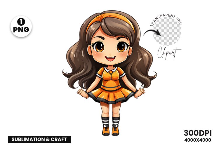 Cheerleader Clipart Image 18
