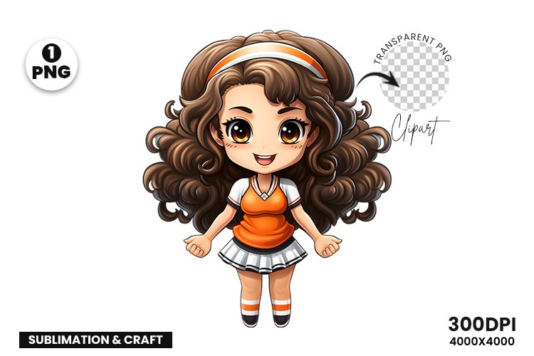 Cheerleader Clipart Image 10