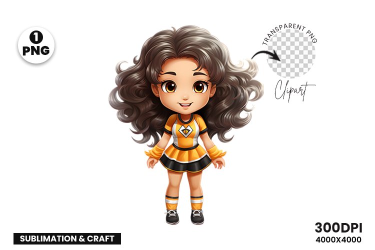 Cheerleader Clipart Image 16