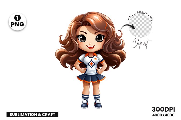 Cheerleader Clipart Image 12