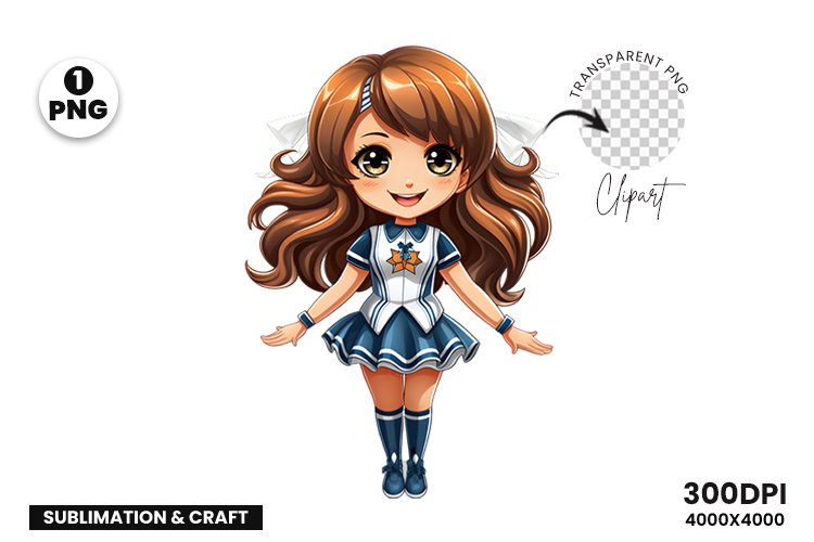 Cheerleader Clipart Image 17