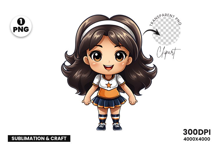 Cheerleader Clipart Image 19