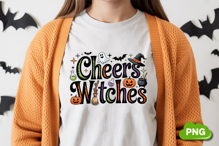 Cheers Witches PNG | Halloween Sublimation | Halloween PNG