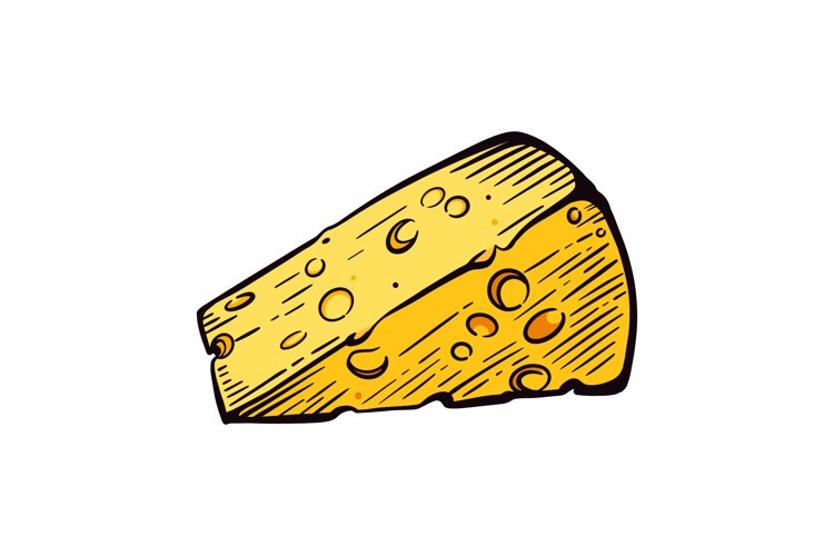 Cheese Illustration Image 8