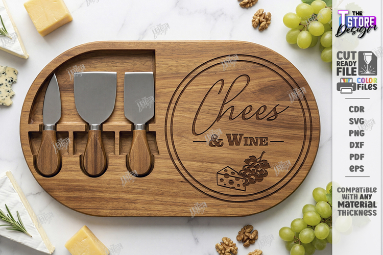 Cheese Board Laser Cut| Serving Tray | Serving Board Laser